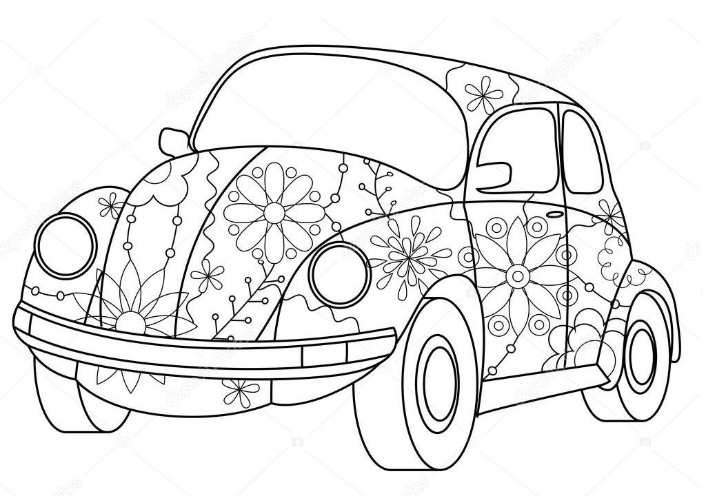 Fusca Encantado: Flores e Cores