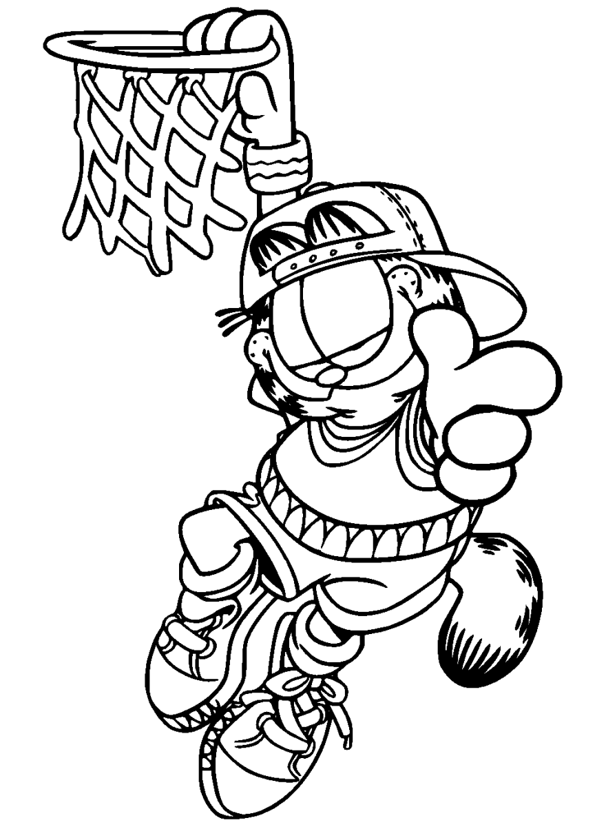 Garfield Estrela do Basquete