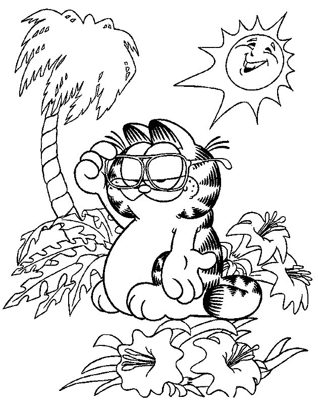 Garfield na Ilha Tropical