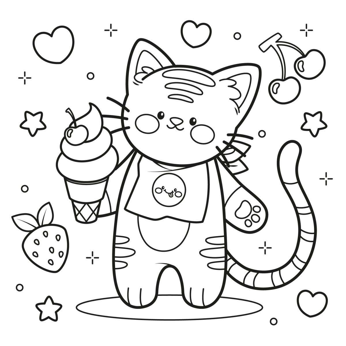 Gatinho Delicioso em Aventuras Doces