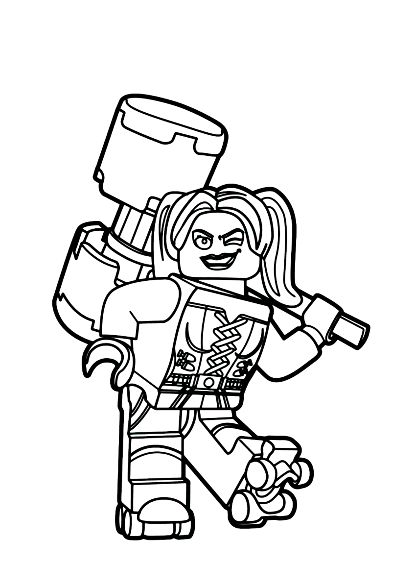 Aventure-se com Harley Quinn em Lego