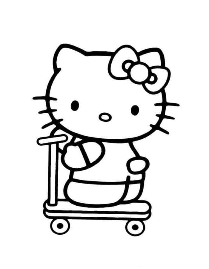 Hello Kitty Aventura de Patinete