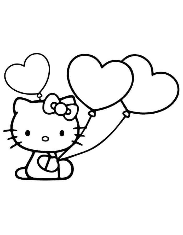 Hello Kitty e Seus Balões de Amor