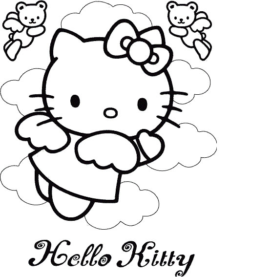 Hello Kitty nas Nuvens