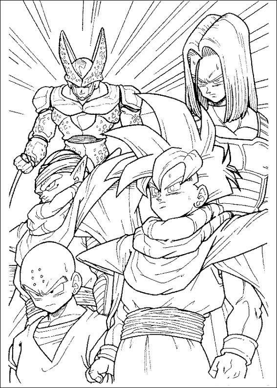 Heróis e Vilões de Dragon Ball Z Prontos para a Batalha
