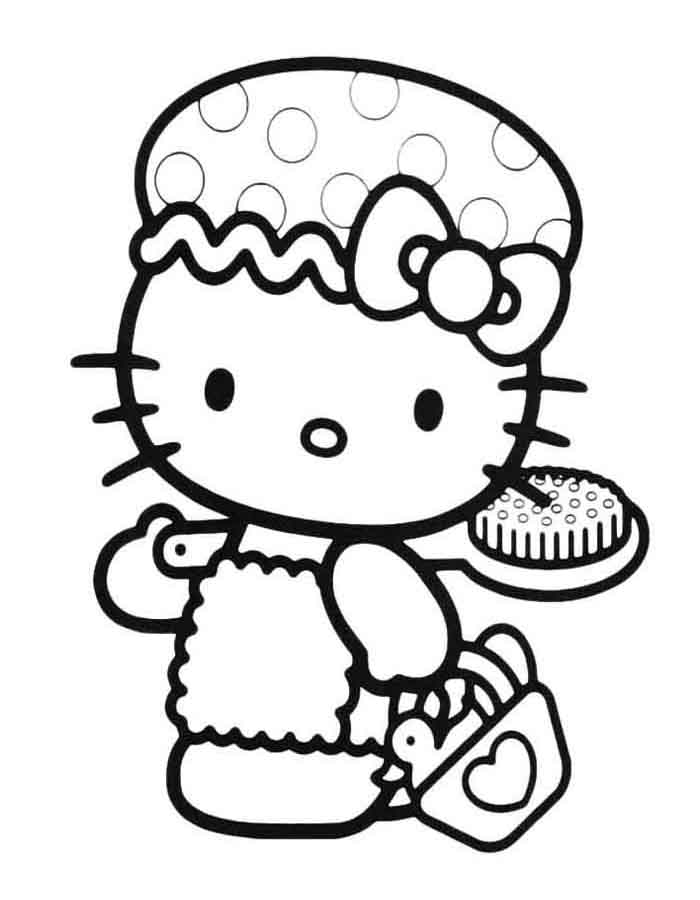 Hora de Assar com Hello Kitty!
