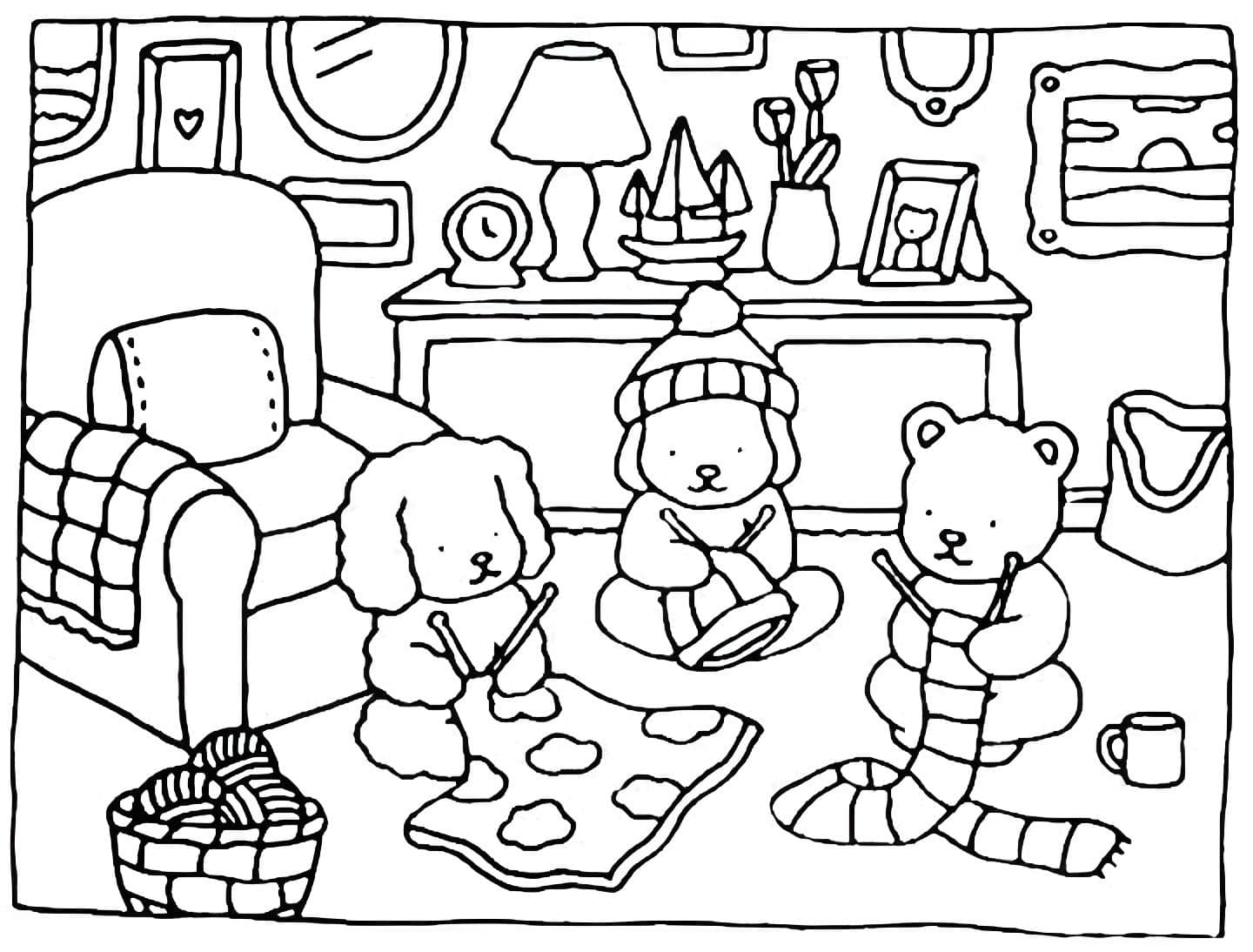 Hora do Tricô com Amigos Animais