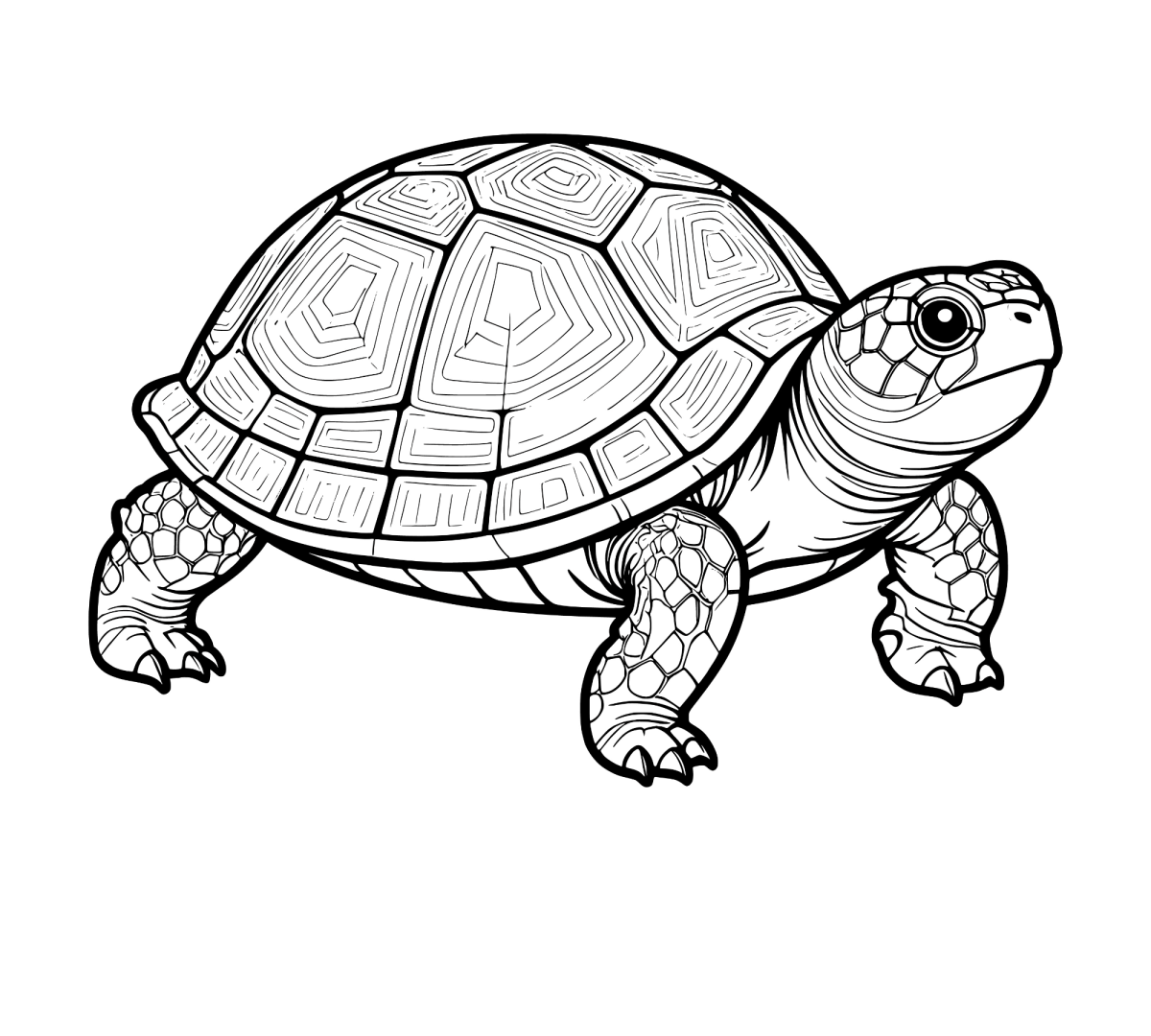 Jabuti de casco pintadinho para colorir