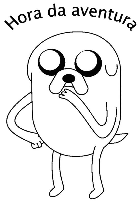 Jake em Reflexão na Terra de Ooo