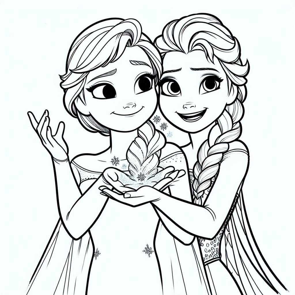 Magia Congelante: Elsa e a Alegria de Anna
