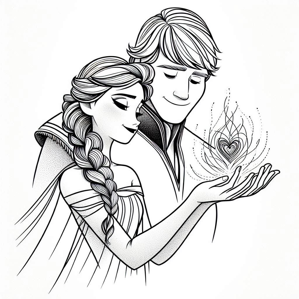 Magia Congelante de Elsa e Kristoff