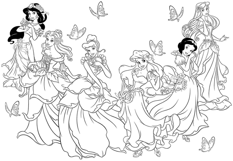 Magia das Princesas em um Jardim Encantado