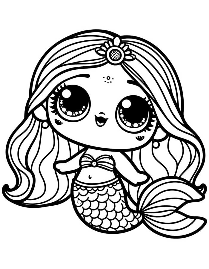 Mergulhando nas Cores com a Sereia LOL Surprise