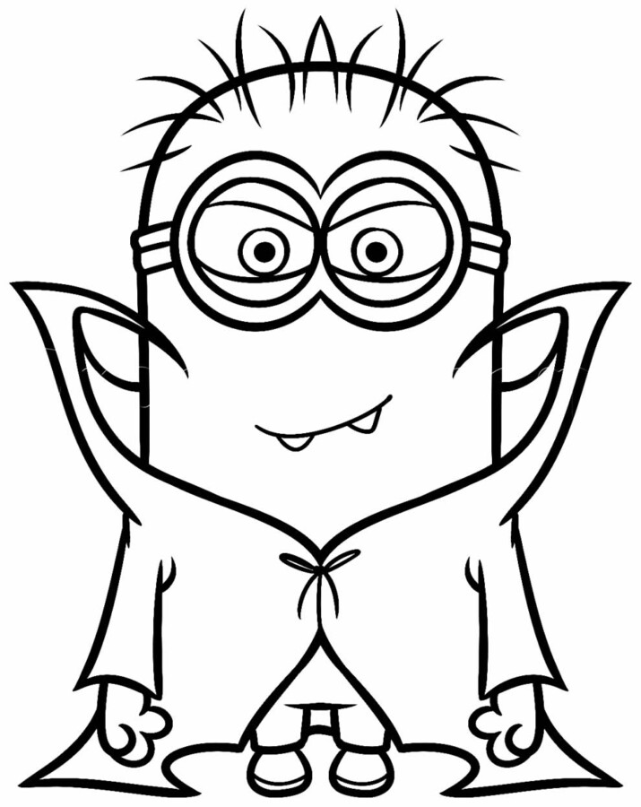 Minion Vampiro: Aventura para Colorir