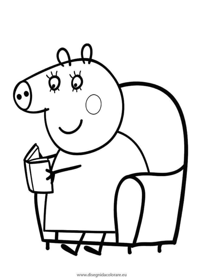 Momento de Leitura com Mamãe Pig