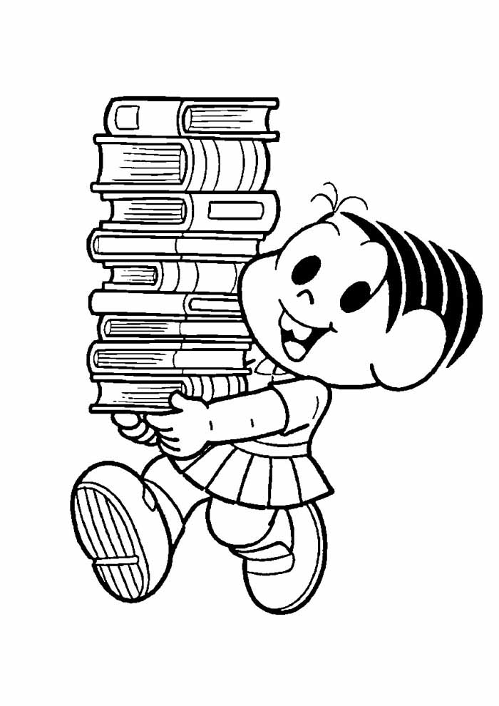 Mônica e a Pilha de Livros