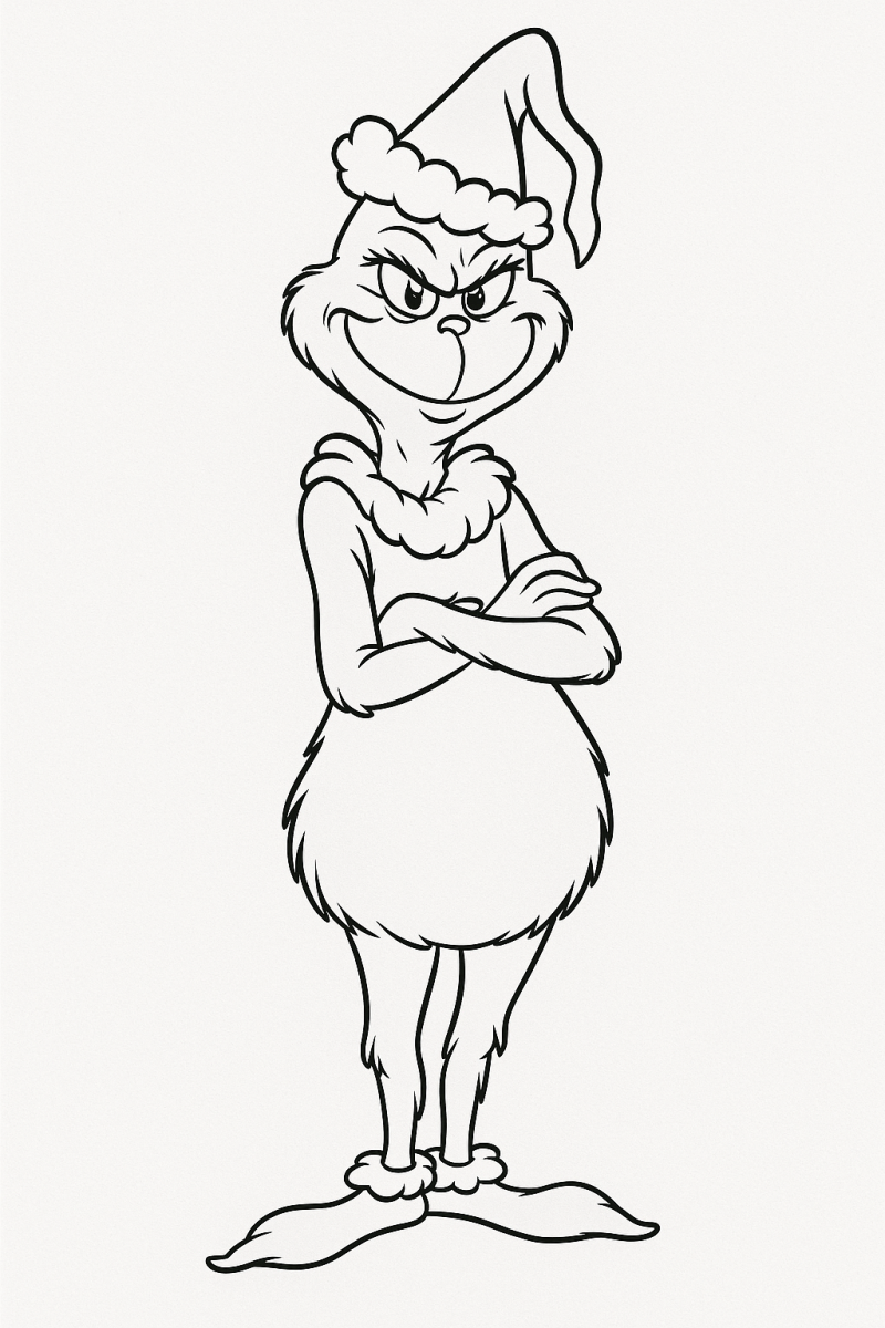 Monocromático Como o Grinch: Dê Vida ao Rabugento Natalino!