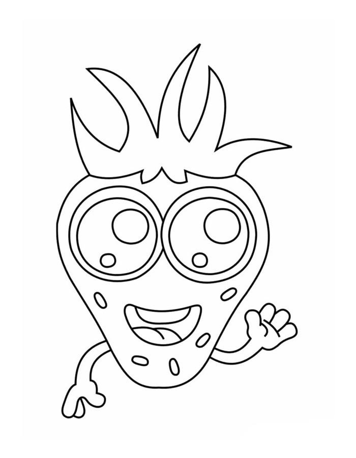 Moranguito Kawaii Alegre