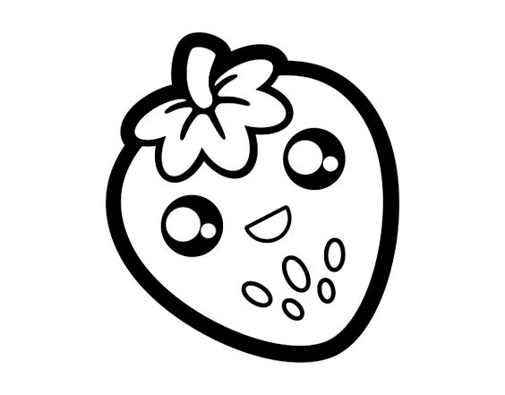 Moranguito Kawaii Encantador