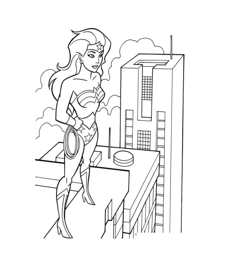 Aventure-se com a Mulher Maravilha nos Céus da Cidade