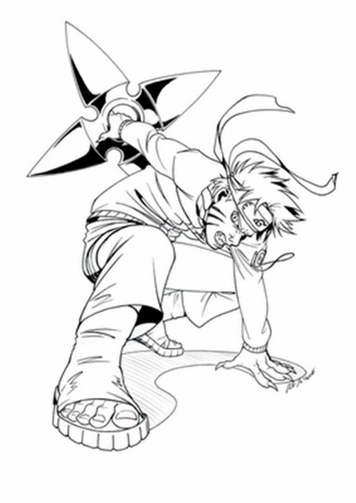 Naruto se Preparando para a Ação