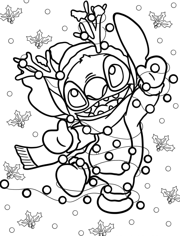 Natal Alegre com Stitch