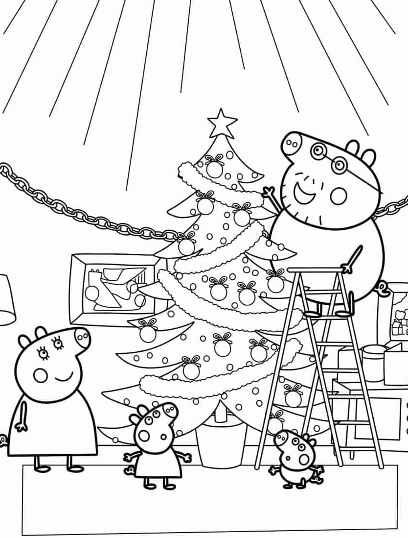 Natal Encantado com Peppa Pig e Família