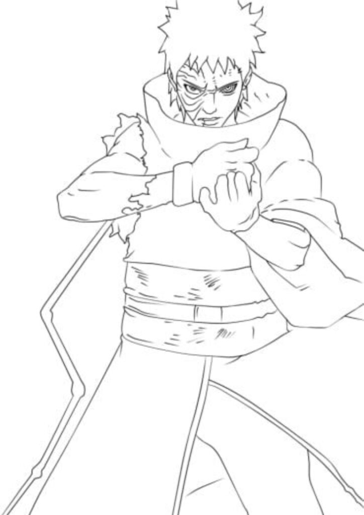 Obito Uchiha em Ação Épica