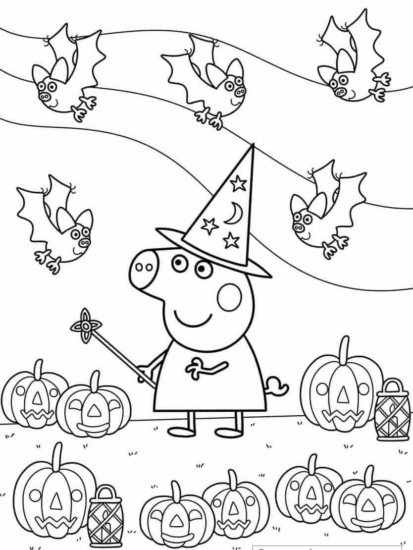 A Magia da Peppa por um Dia Assustador