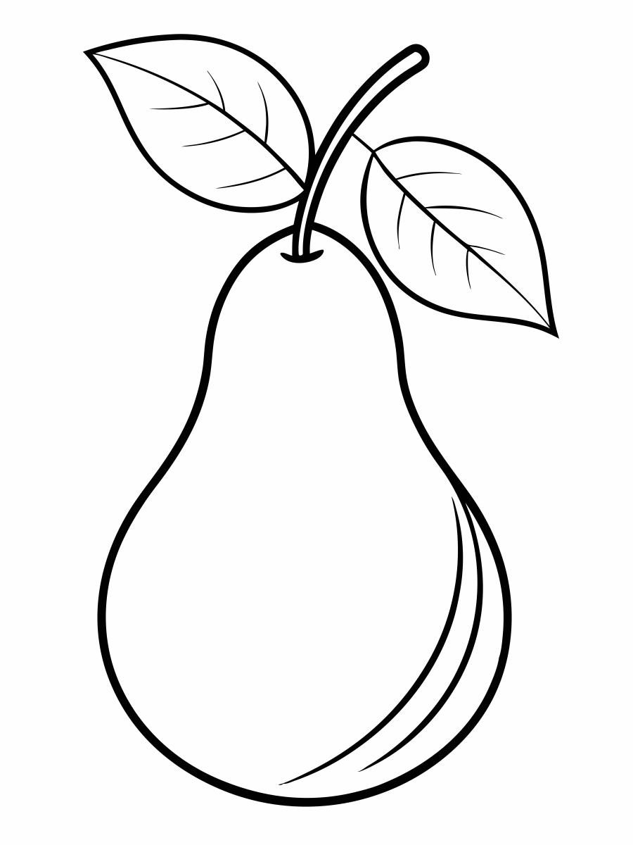 Pêra Perfeita para Colorir