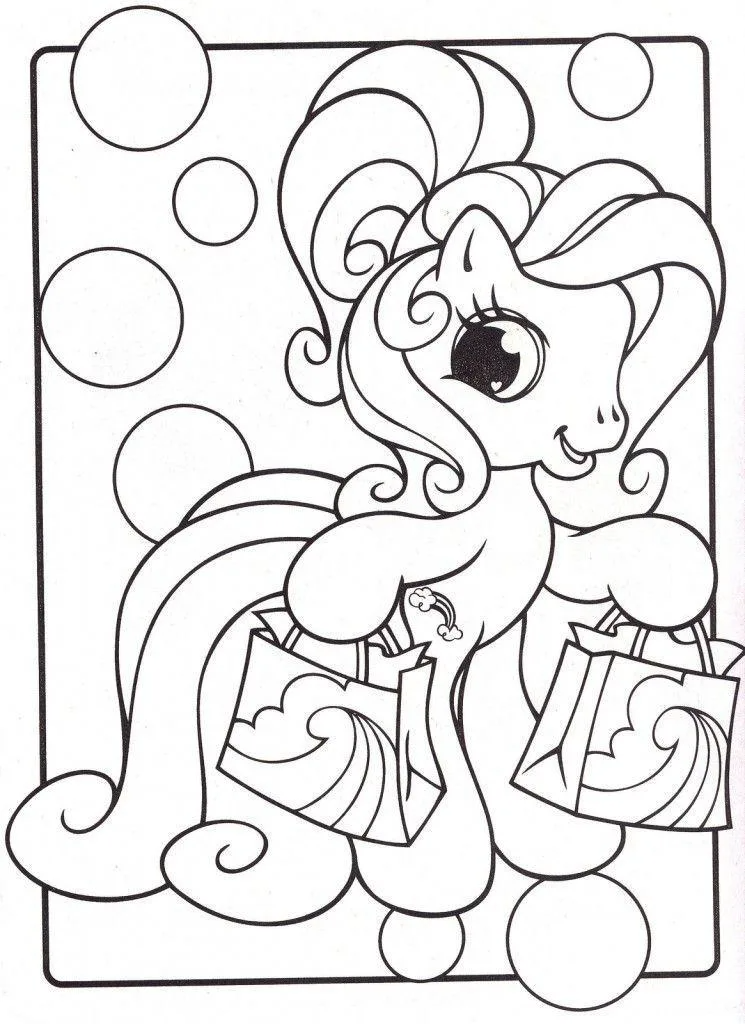 Pinkie Pie com balões e cupcakes para colorir
