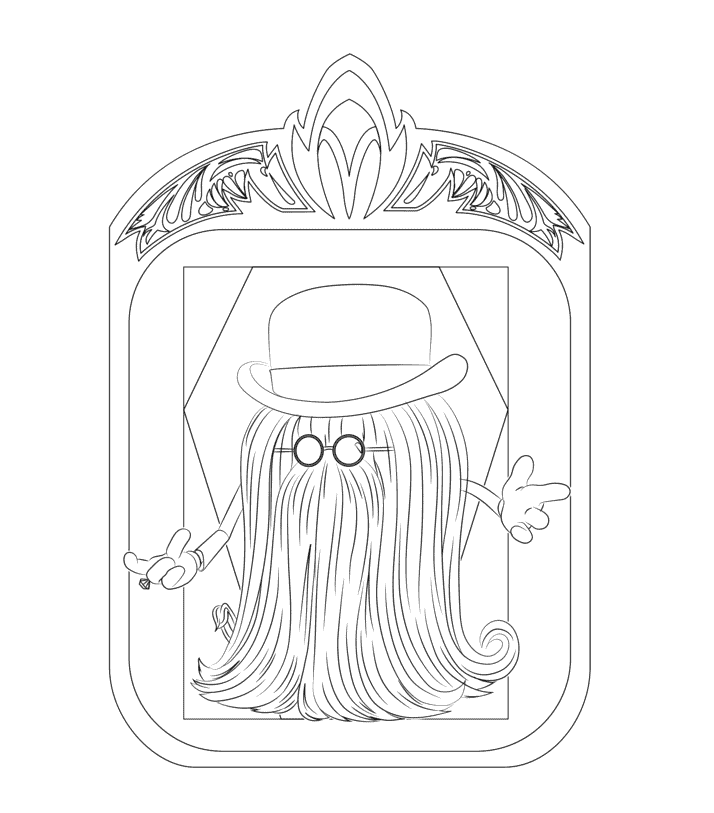 Primo Itt na moldura para colorir