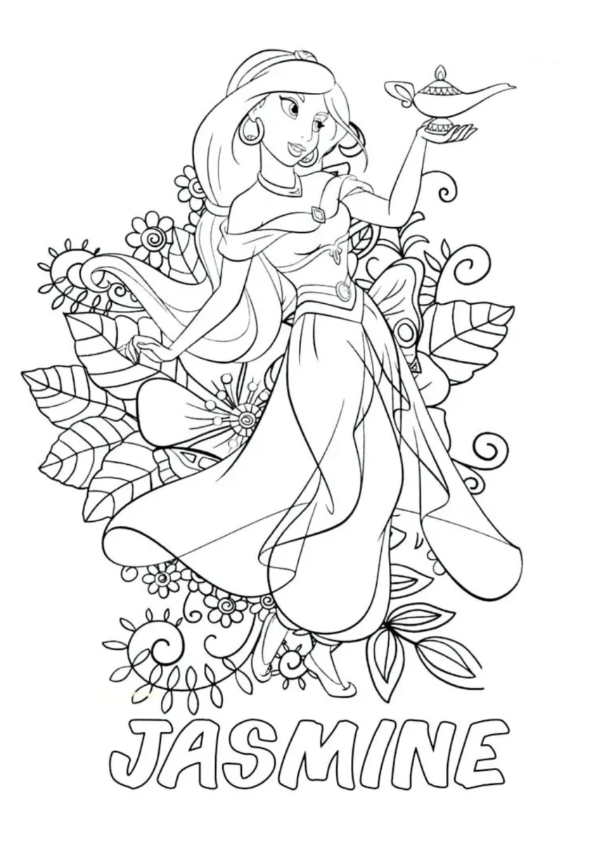 Princesa Jasmine e a Lâmpada Encantada