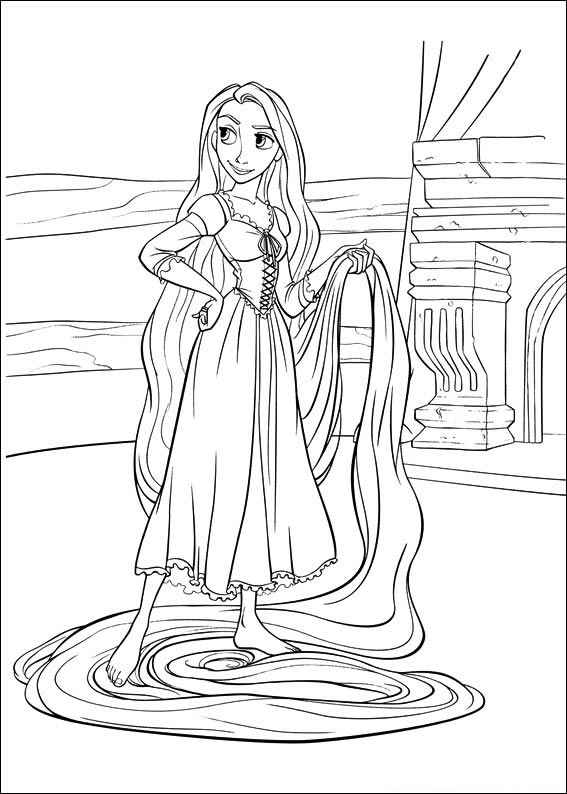 Rapunzel Brilha com Seu Cabelo Mágico