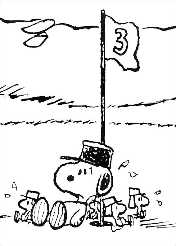 Snoopy na Corrida Canina