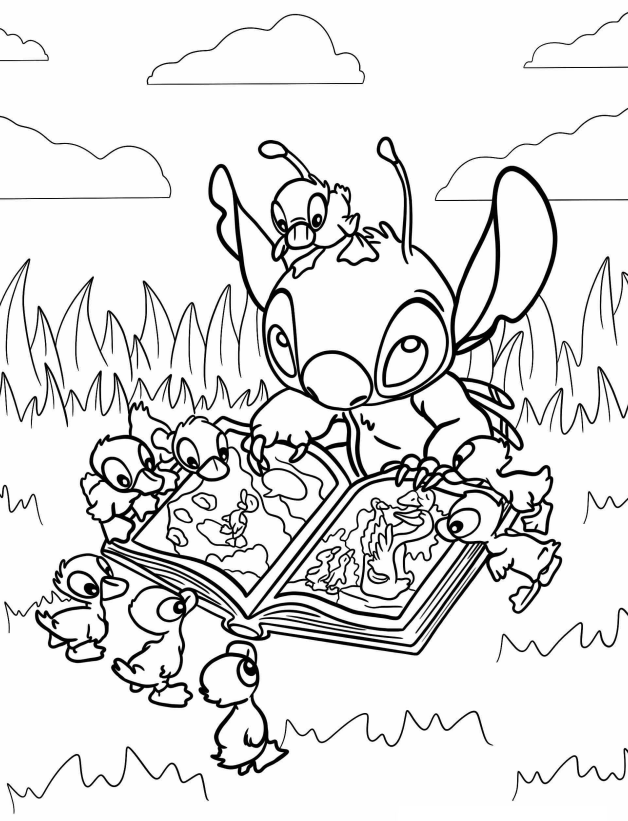 Stitch e os Patinhos Curiosos