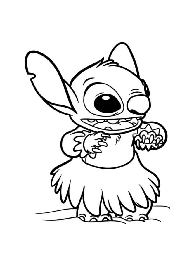Stitch em Traje Havaiano