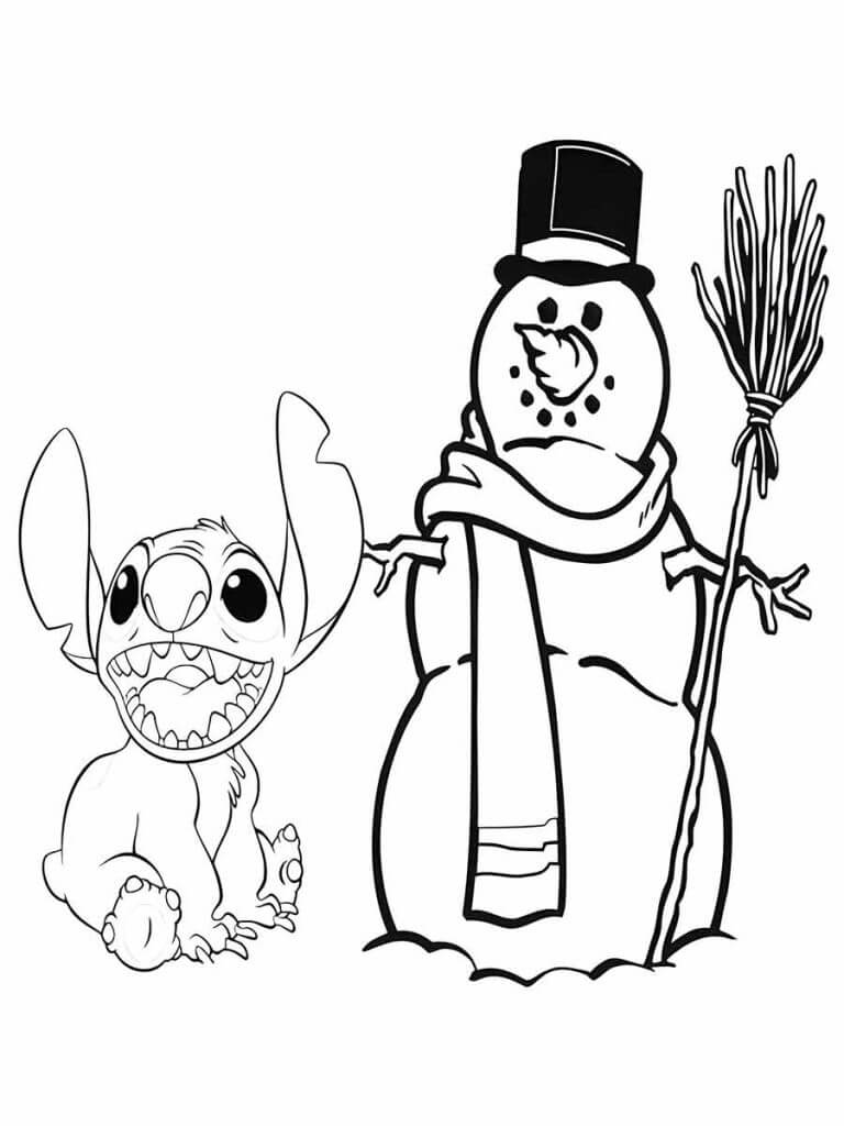 Stitch em uma Aventura Invernal