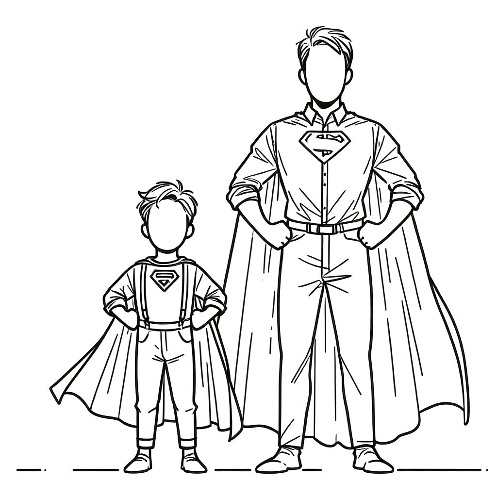 Super Pai e Filho: Heróis do Dia dos Pais