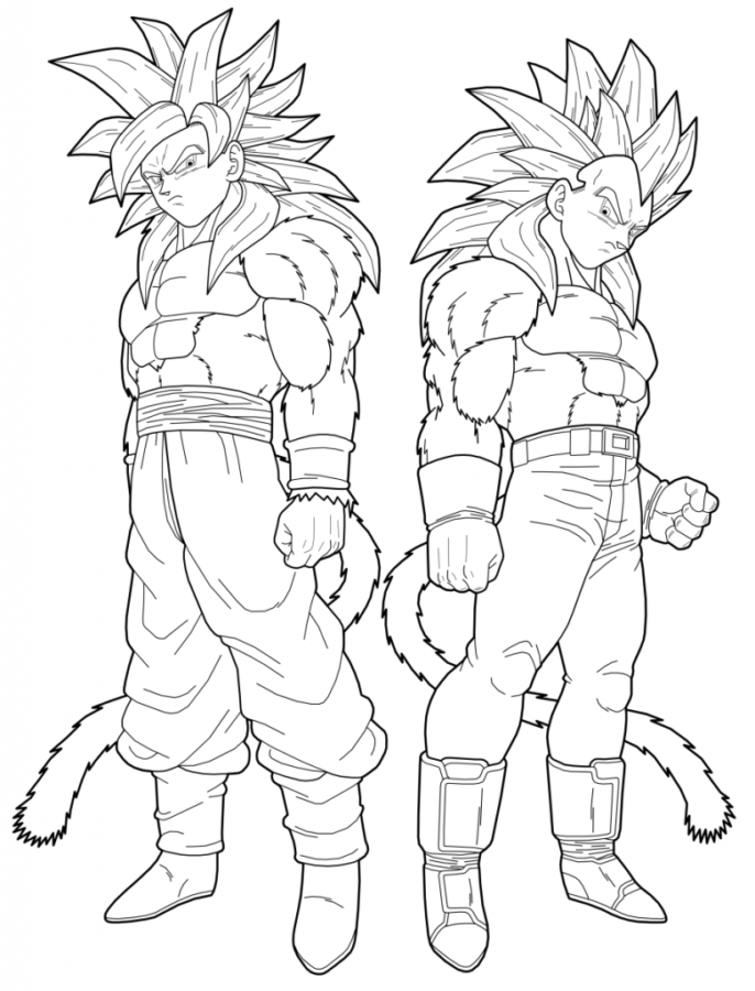 Super Saiyajins em Ação: Goku e Vegeta