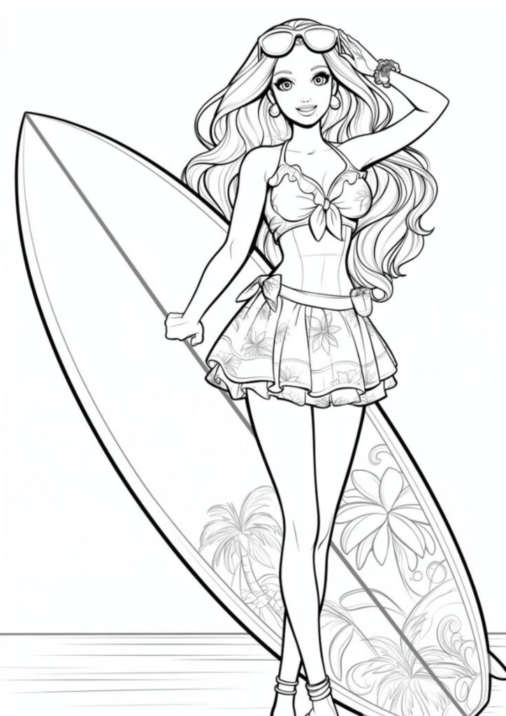 Surfando com Estilo: Aventura na Praia
