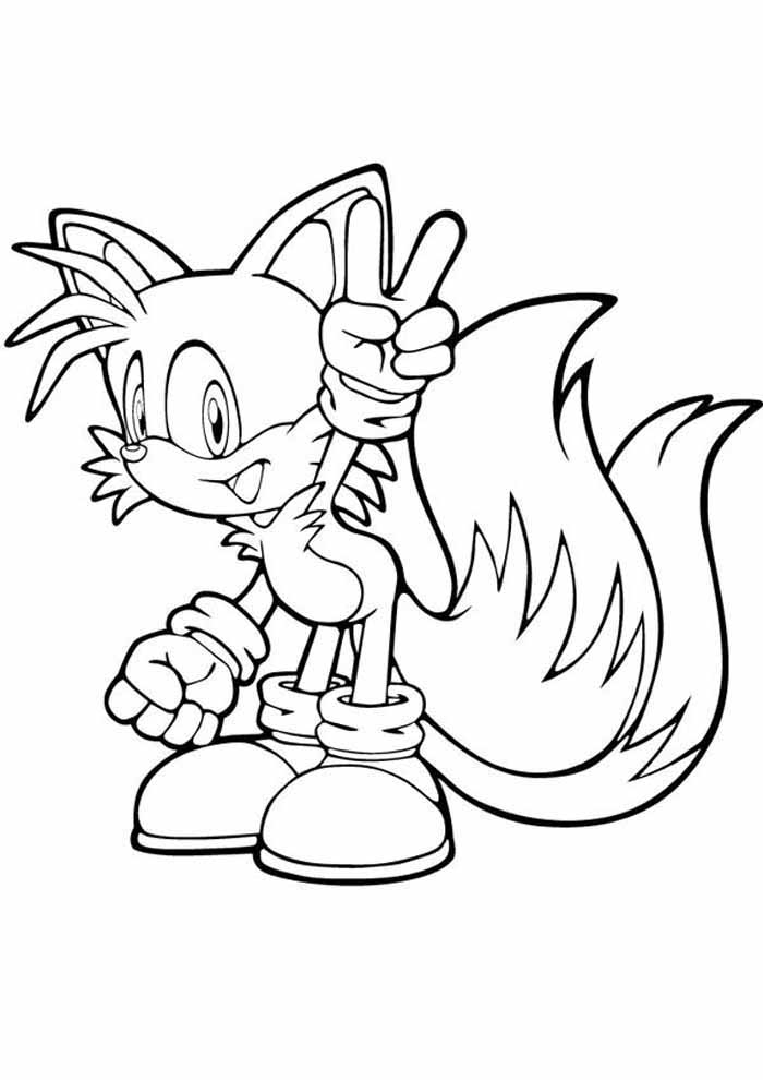 Tails em Ação: Hora de Colorir!
