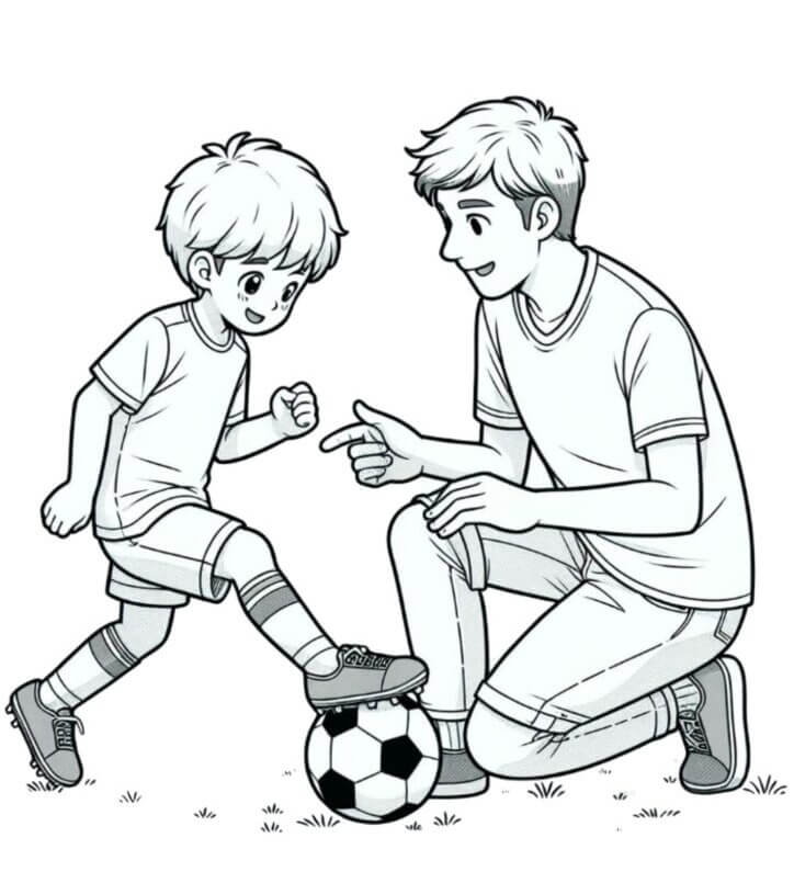Tarde de Futebol no Dia dos Pais