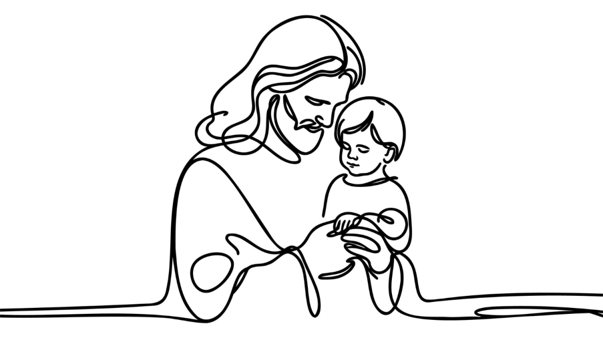 Ternura de Jesus com Criança