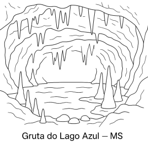 A Beleza da Gruta do Lago Azul