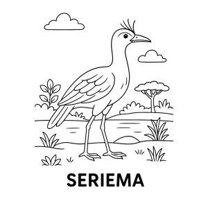 A Elegante Seriema em Seu Habitat