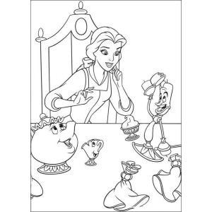 A Magia da Bela e a Fera: Hora do Chá Encantado