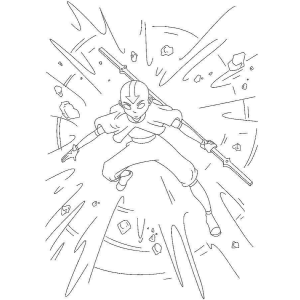 Aang em Ação: Dominação do Ar em Avatar