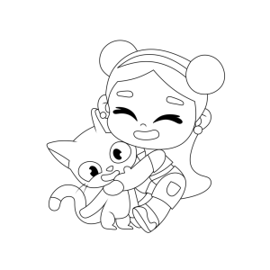 Abraço Alegre no Mundo Avatar