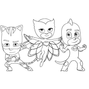 Ação e Aventura com os Heróis de PJ Masks